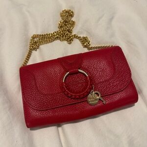 Red See by Chloe Wallet on Chain